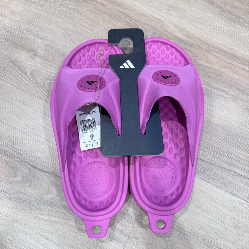 ADIDAS BY STELLA MCCARTNEY SLIDE SHOES aSMC semi pulse lilac size 9 NWT JS0266